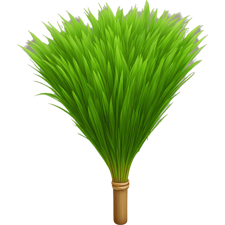 Sauna grass broom emoji