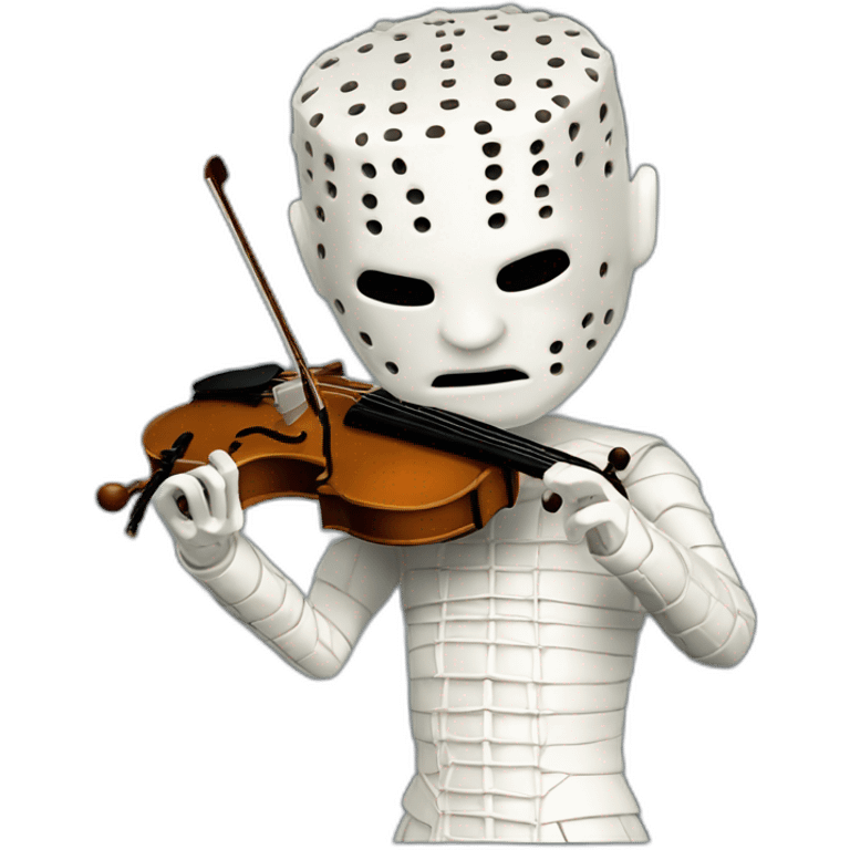 hellraiser pinhead playing violon emoji