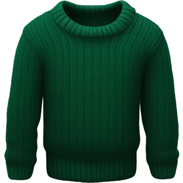 Dark green folded sweater emoji