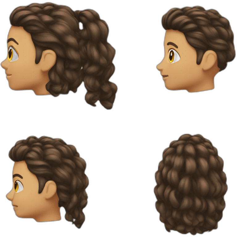 hair emoji