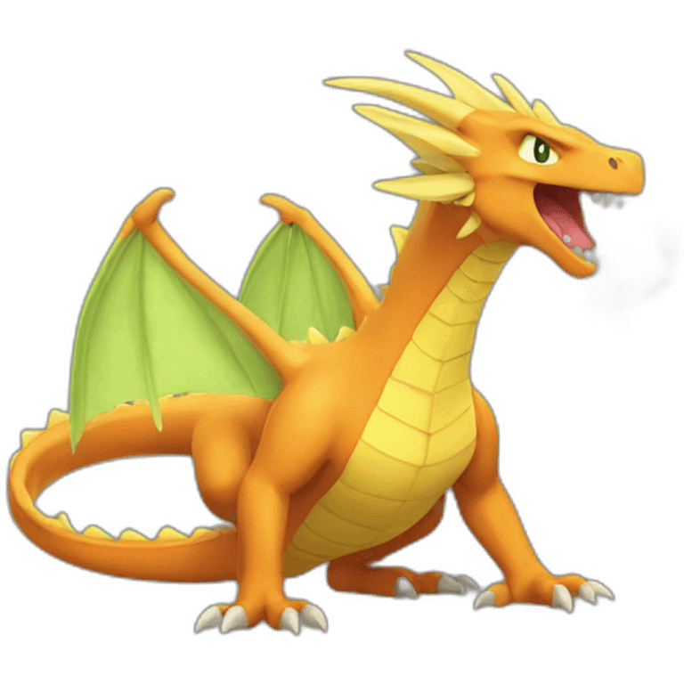 Pokémon dragon feu emoji