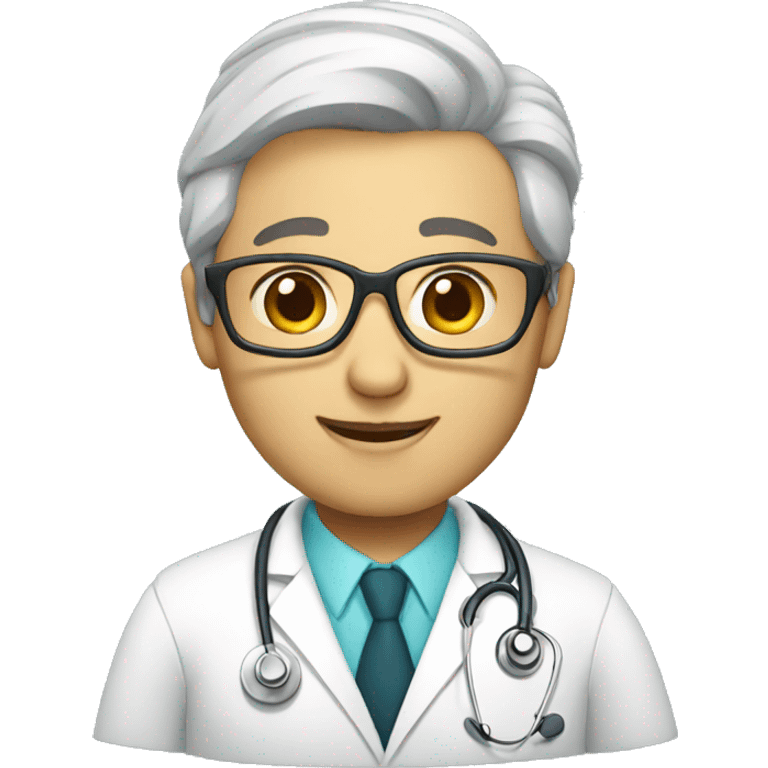 white doctor emoji