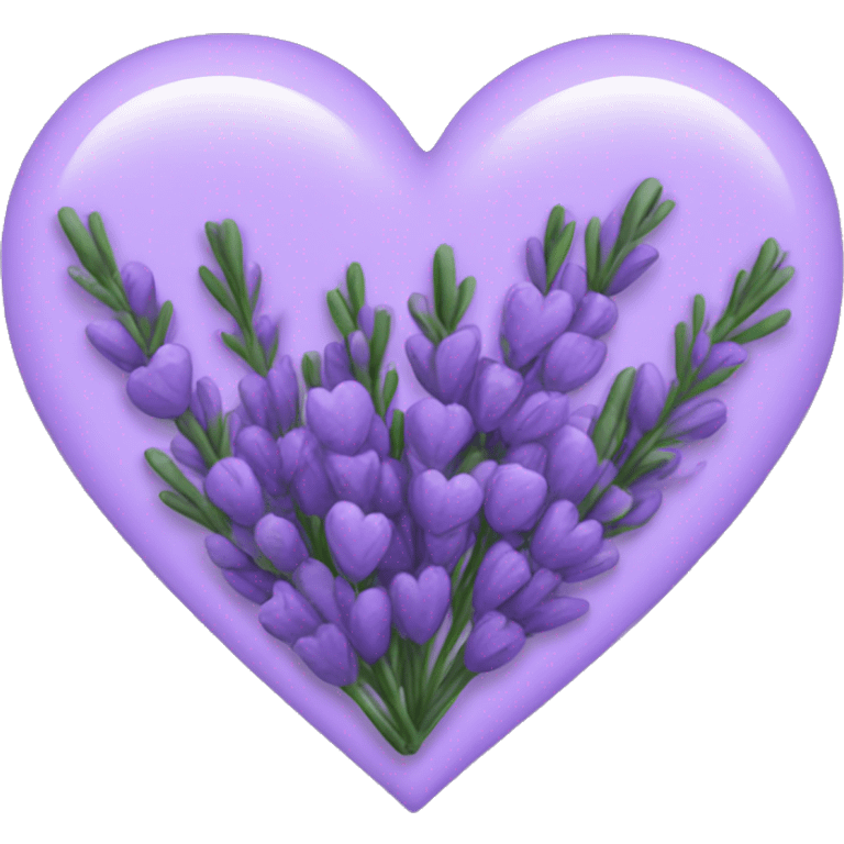 lavender heart emoji