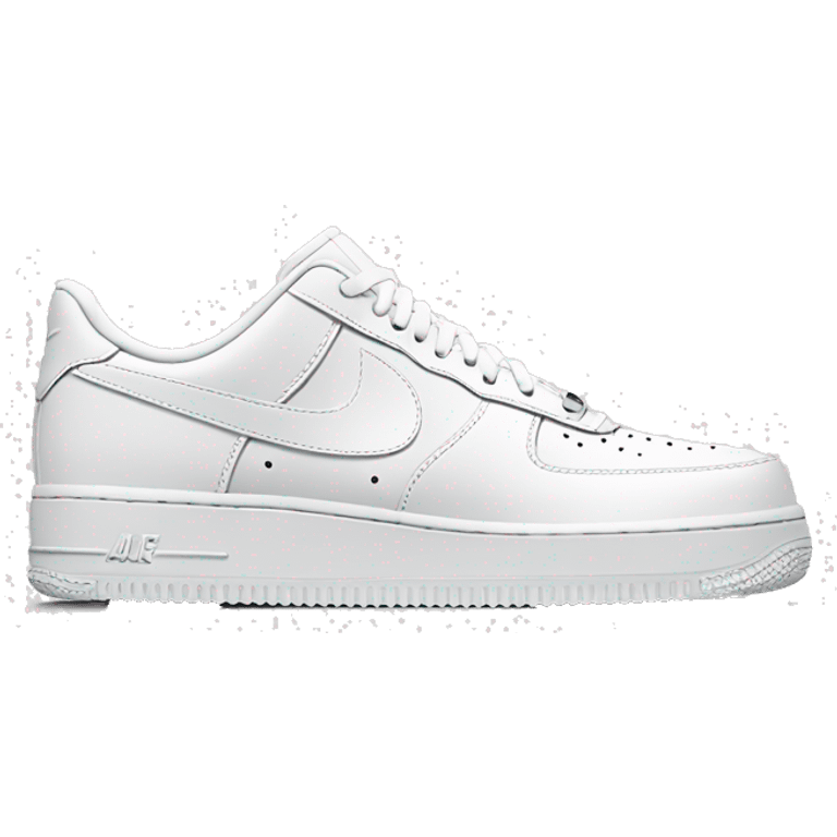 White Nike af1s  emoji