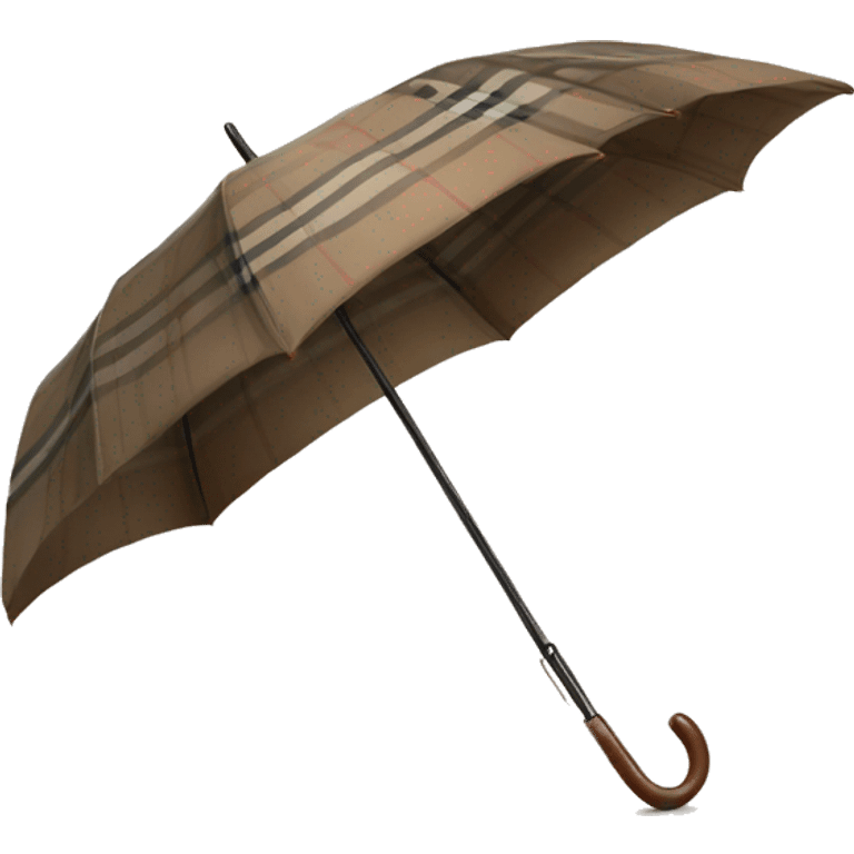 Burberry umbrella emoji