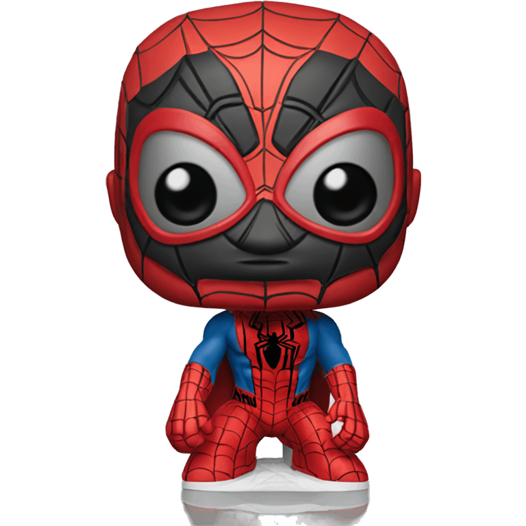 Spider man with mask Funko Pop in box  emoji