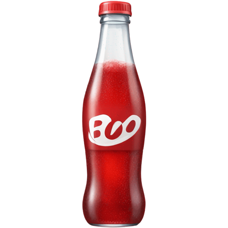 Fizzy drink red emoji