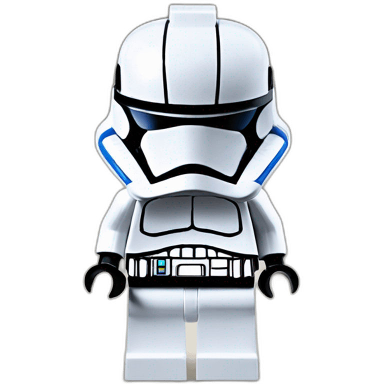 Stikcer of Lego Star Wars Trooper emoji