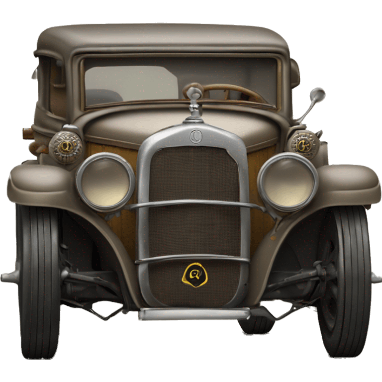  1930 hot rod WW1 Mercedes German Staff Car emoji