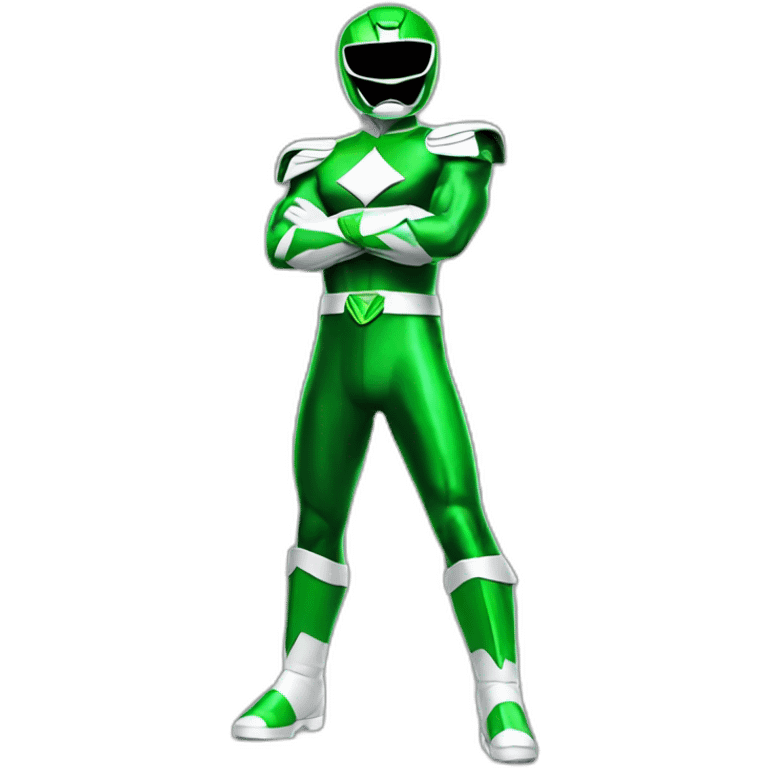 green power ranger full body emoji