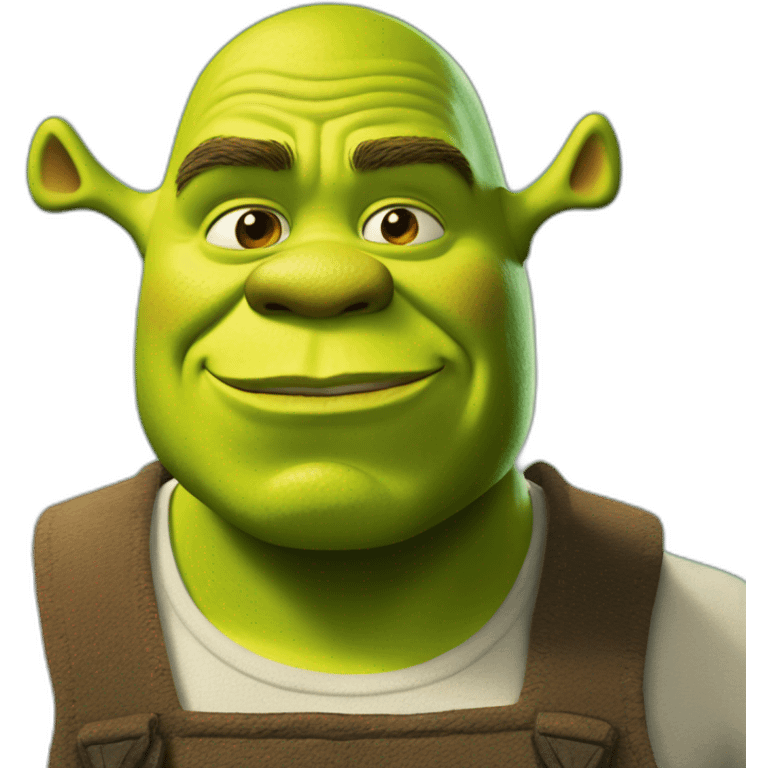 Shrek fair un doit recevoir emoji