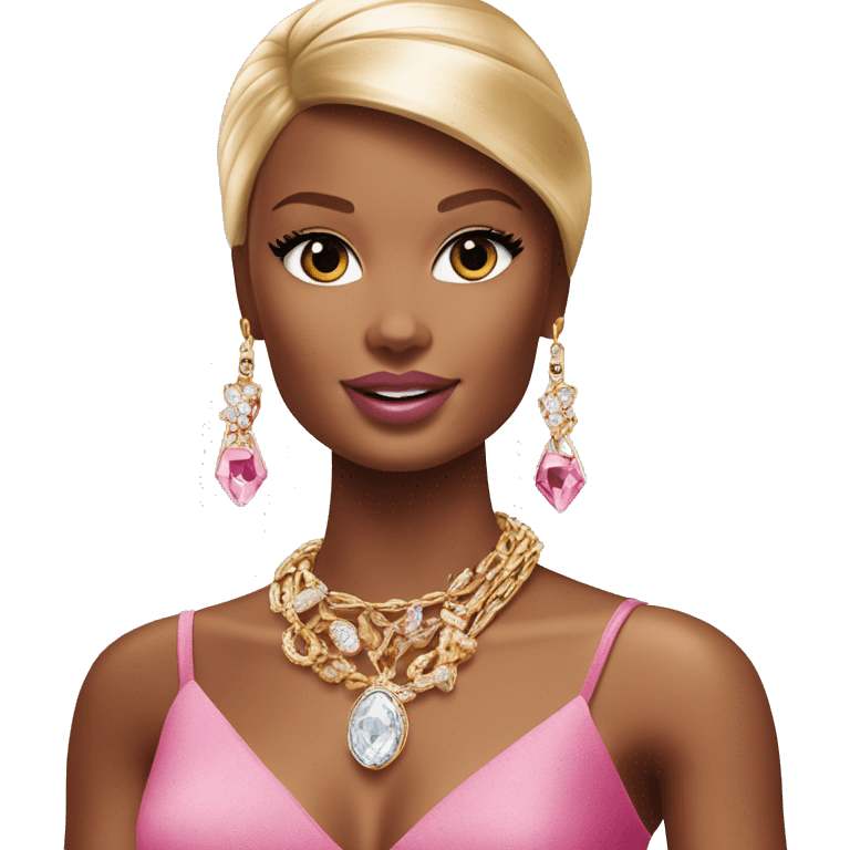 Barbie in Cartier jewelleries  emoji