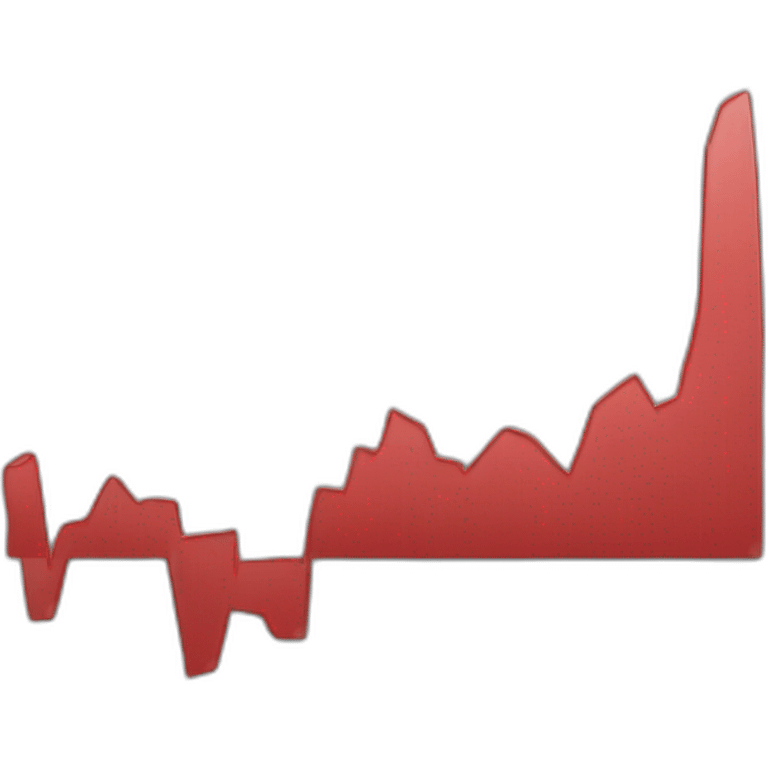 trading red chart emoji