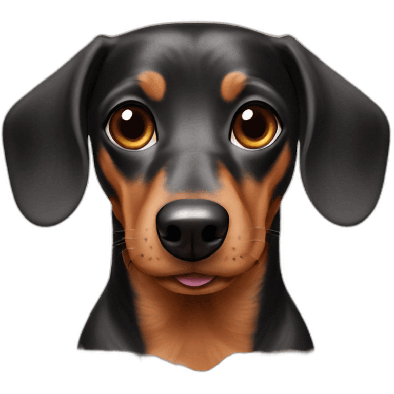 dachshund-face-cream emoji