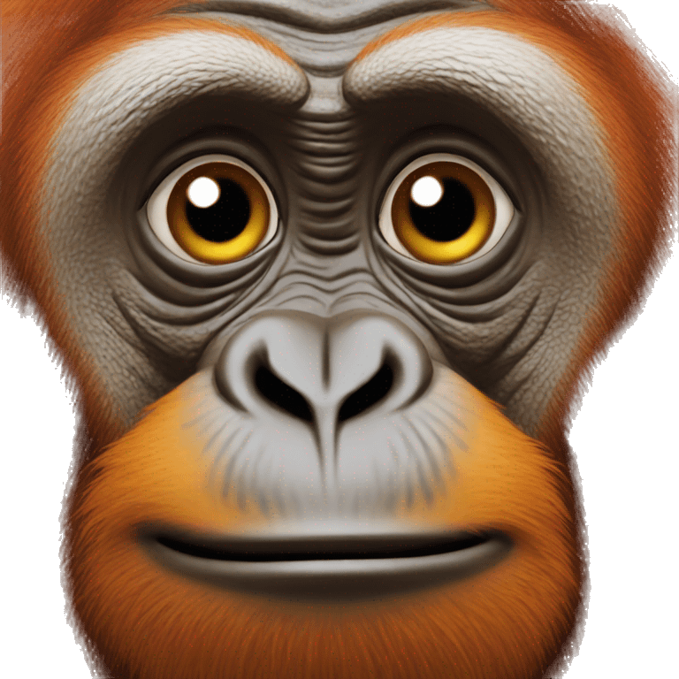 Slim orangutan  emoji