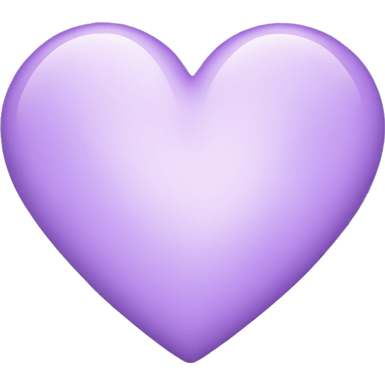 lilac shiny heart emoji