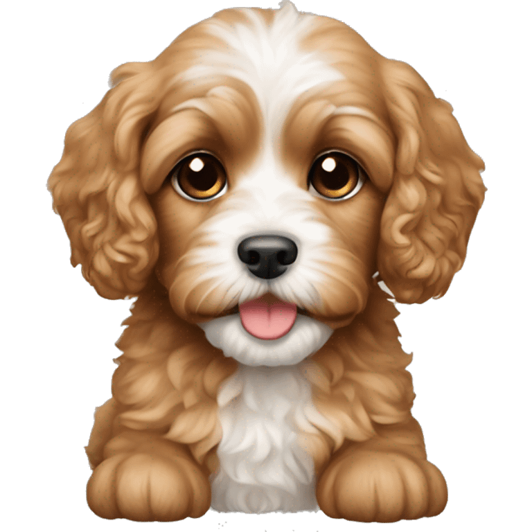 Cavapoo puppy emoji