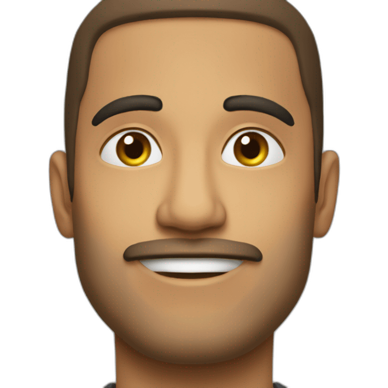 رجل اسود قي emoji