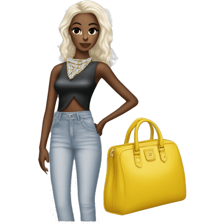 Diamonds and Balenciaga  emoji