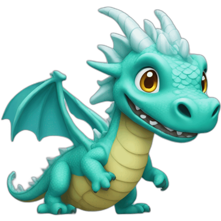 Dragon de glace emoji