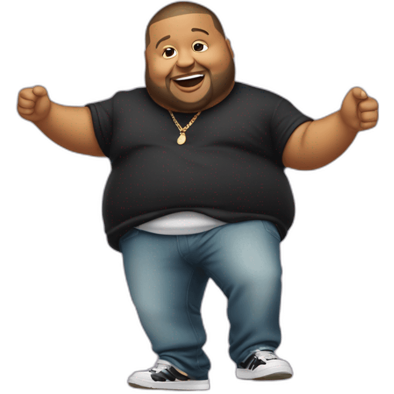 fat dj khaled dancing emoji