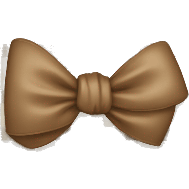 brown and cream plaid bow emoji