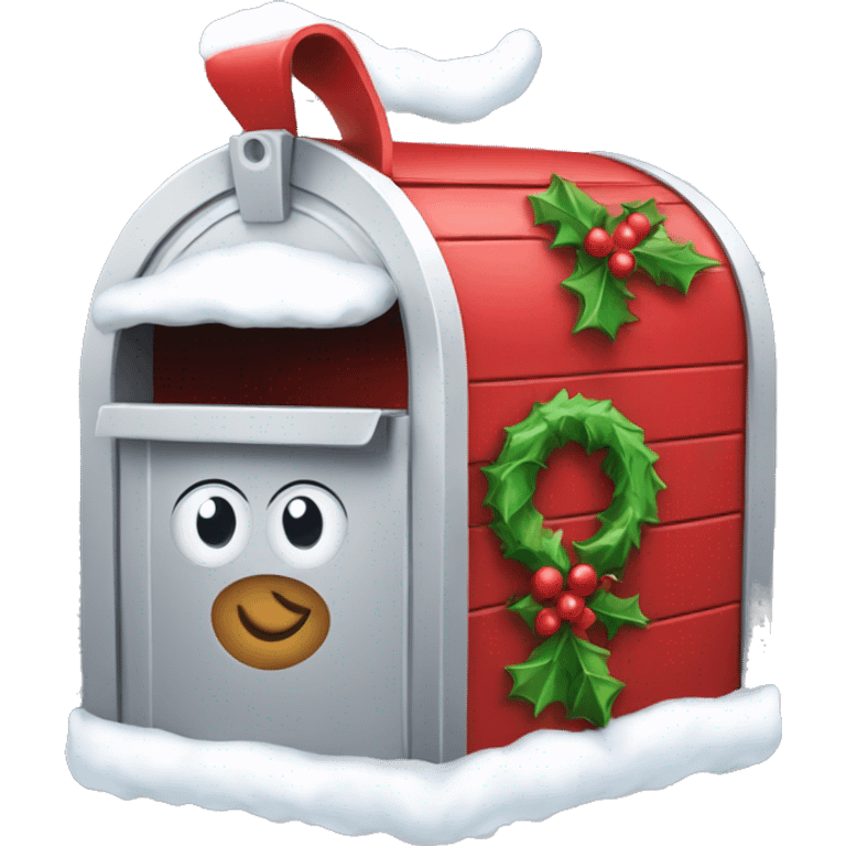 Christmas mail box  emoji