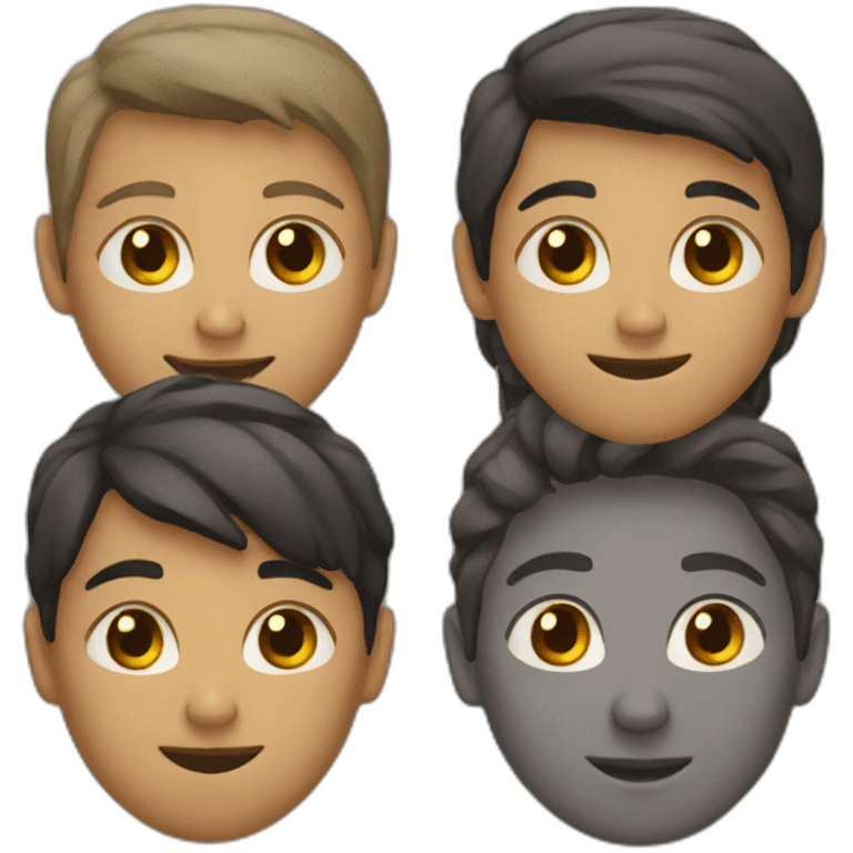 three persons emoji