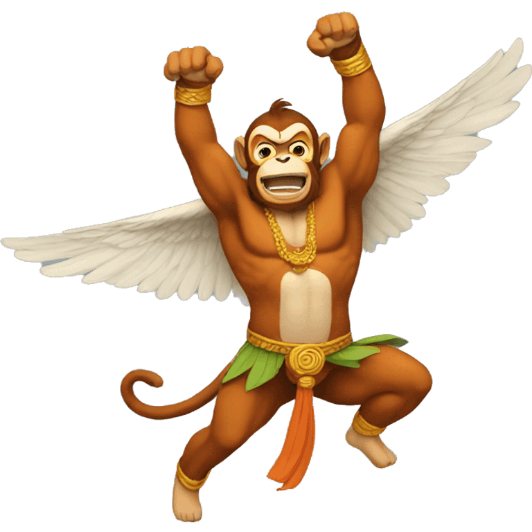 Flying hanuman  emoji