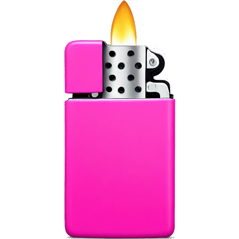 Hot pink lighter emoji