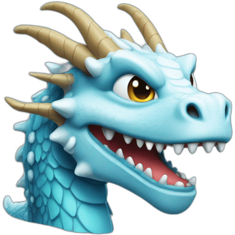 Dragon de glace emoji