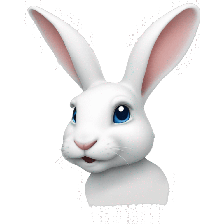 white rabbit logo emoji