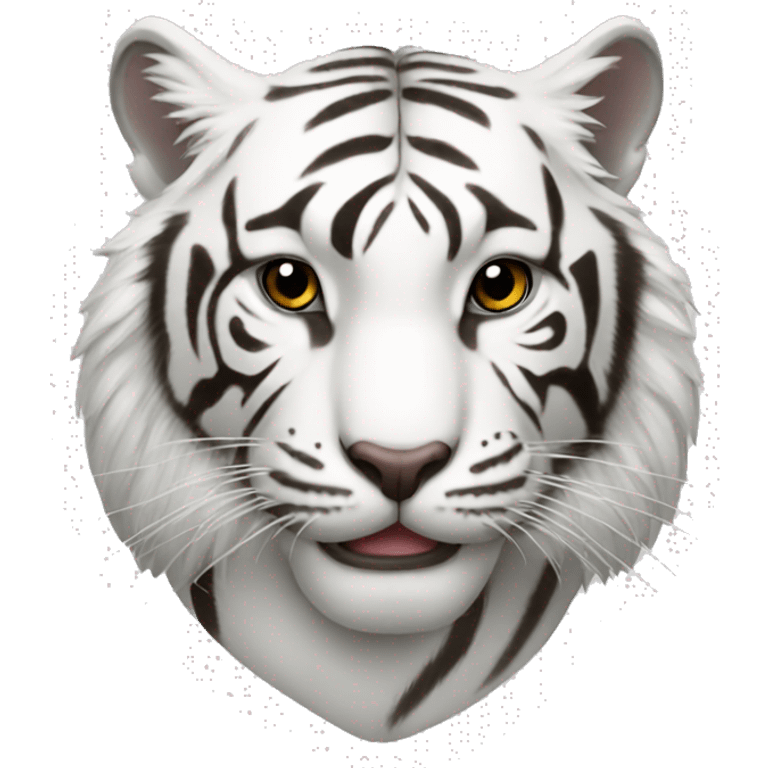 white tiger emoji