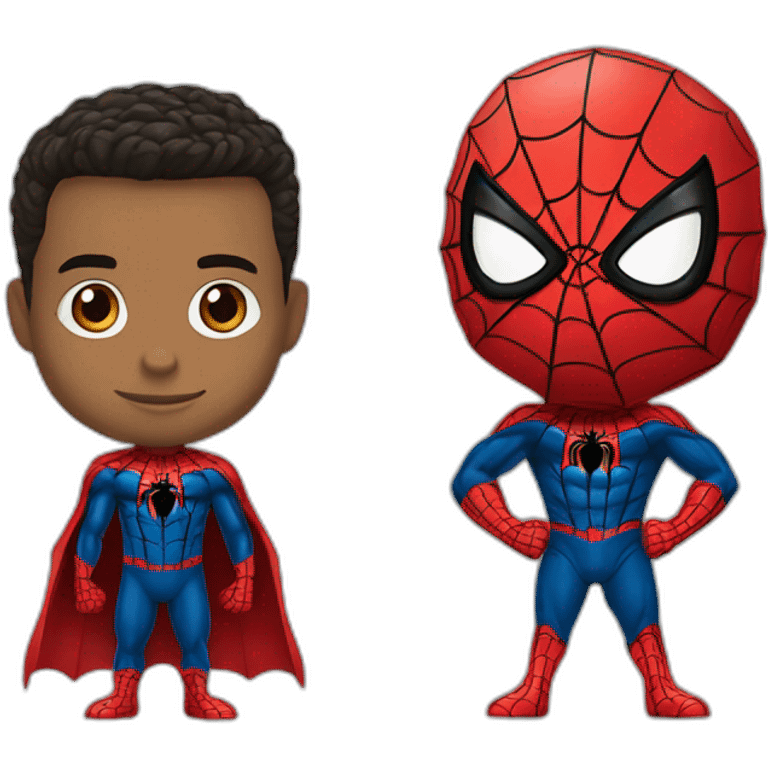 Spiderman et Ronaldo emoji