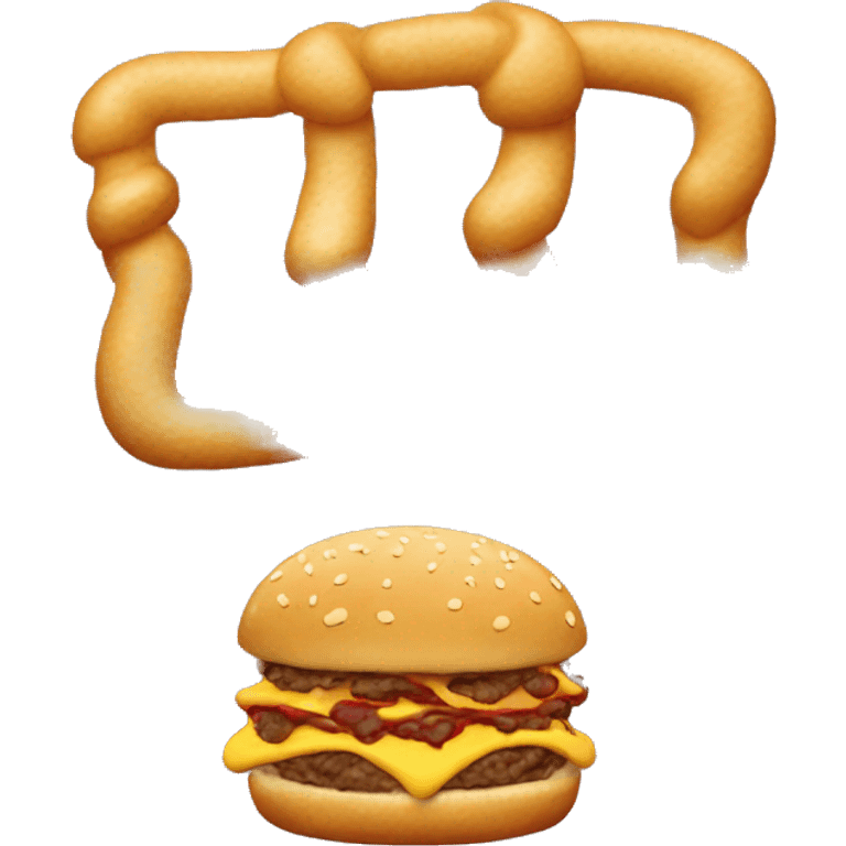 messed up twisted version of the hamburger helper emoji