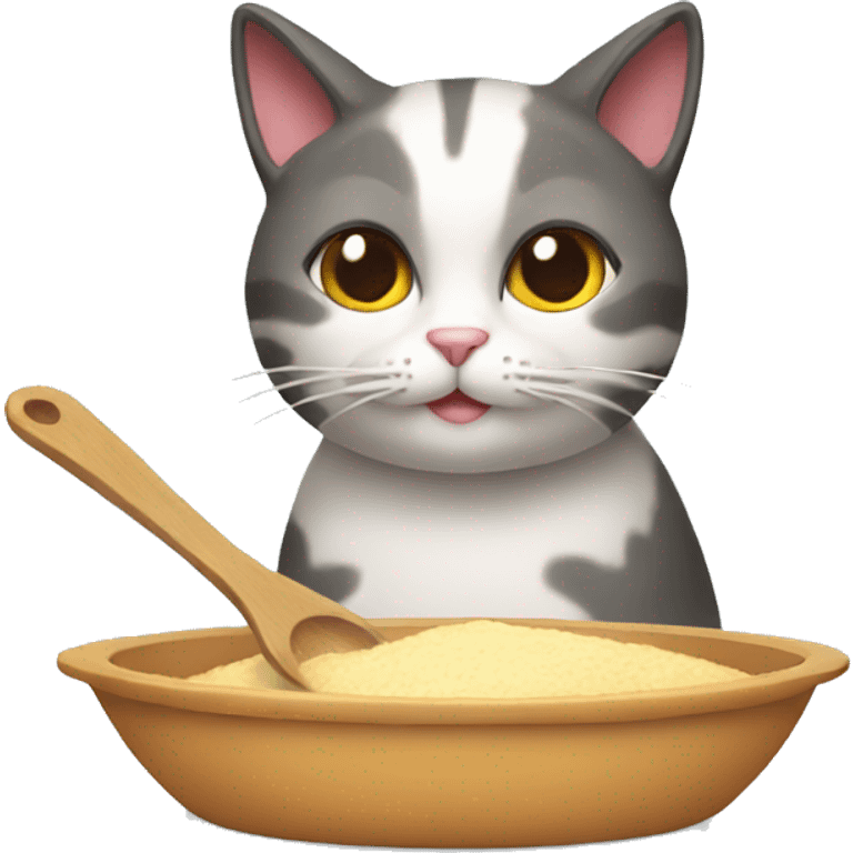 cat baking emoji