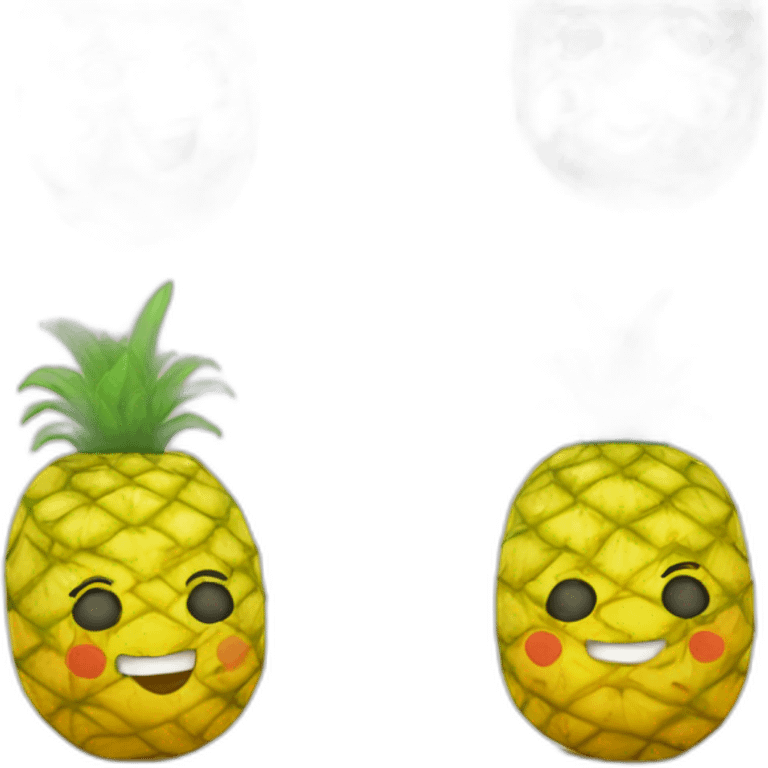 Ananas en vacances emoji