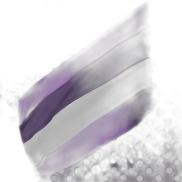 black purple grey and white demisexuality flag emoji