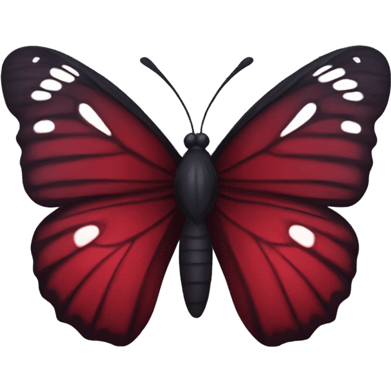 Dark red Butterfly emoji