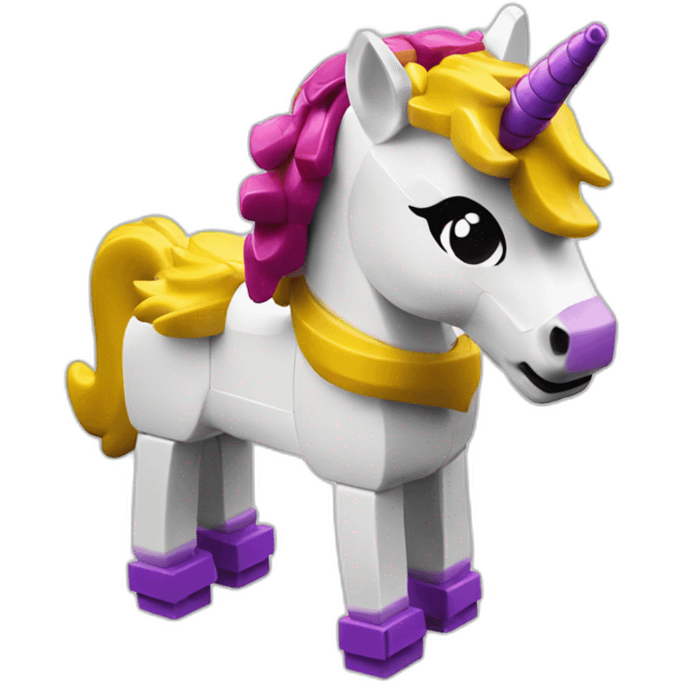 Lego unicorn emoji