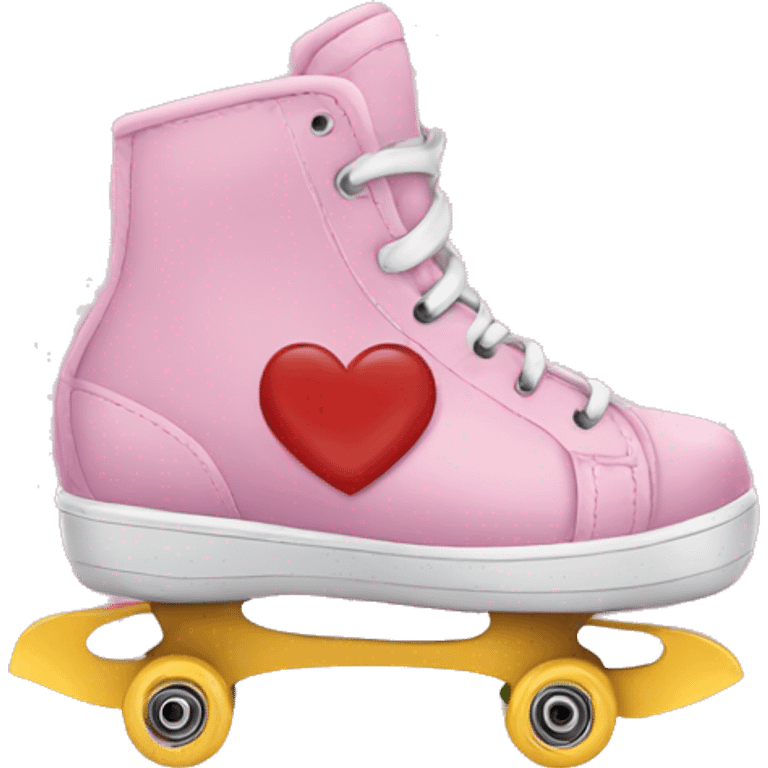 Heart skate emoji