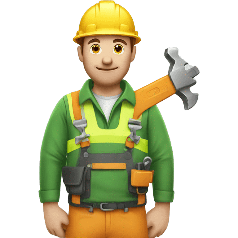  Irish worker with a wrench in his hands emoji