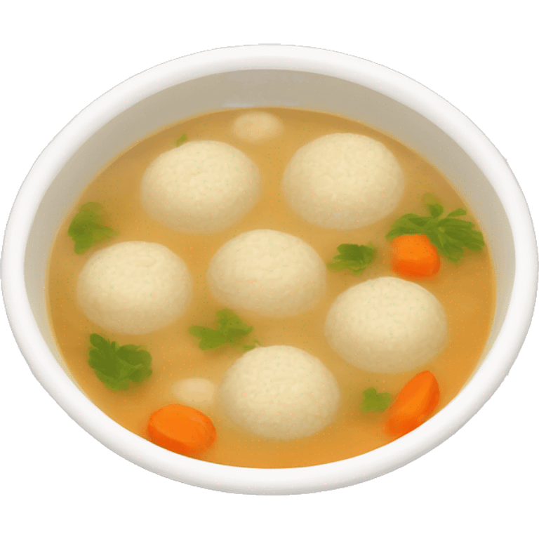 Matzah ball soup emoji