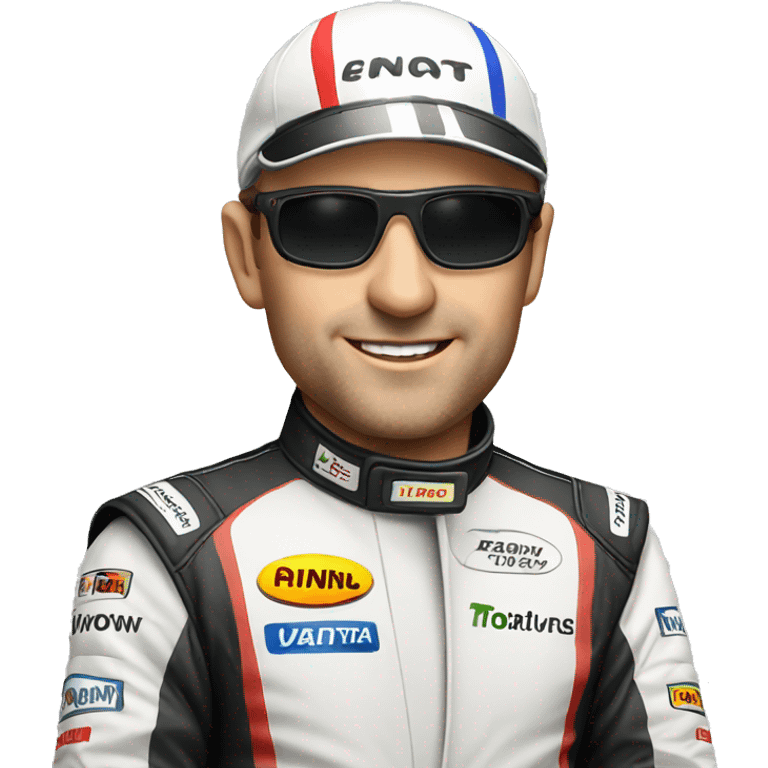 Racing driver emoji