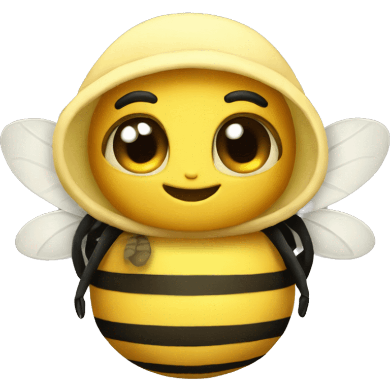 Cozy bumble bee emoji