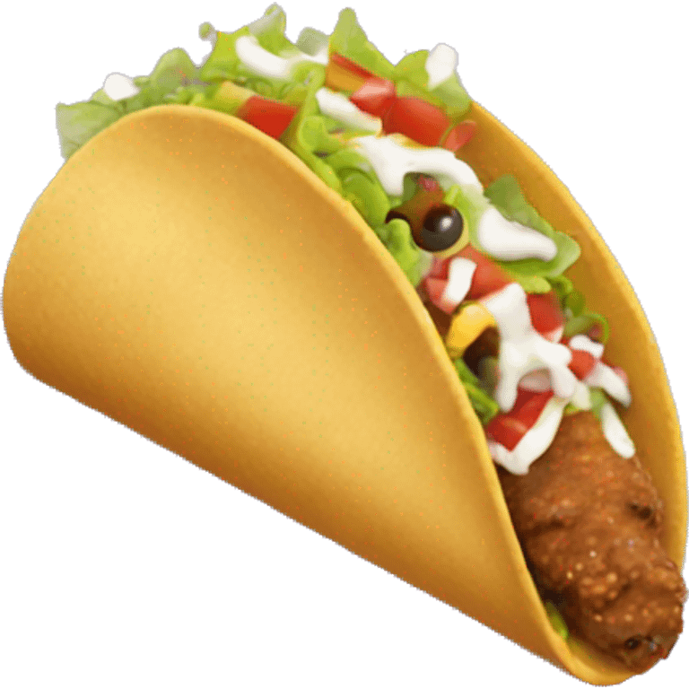 Tacobell taco emoji