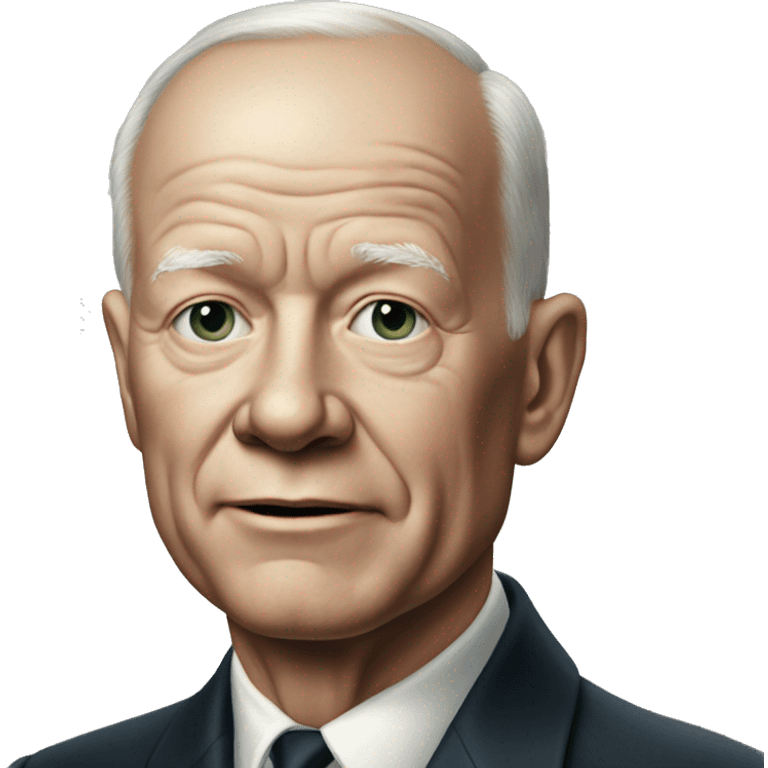 eisenhower photorealistic says no emoji