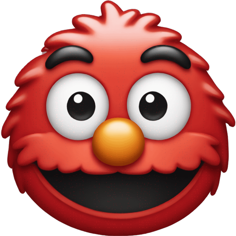 Cute Elmo head emoji