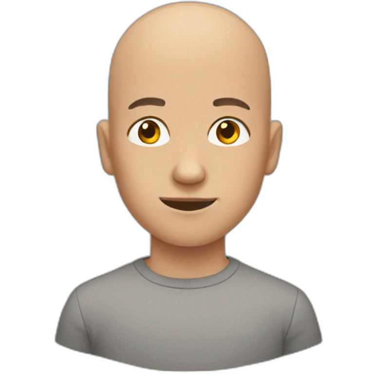 bald boy emoji