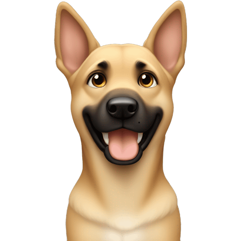 blond boy clap dans les mains malinois calin emoji